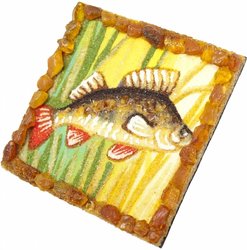 Souvenir magnet “River Perch”